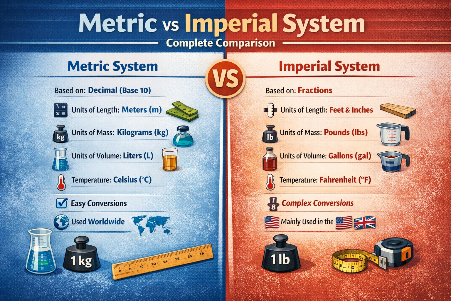 unit conversion formulas chart