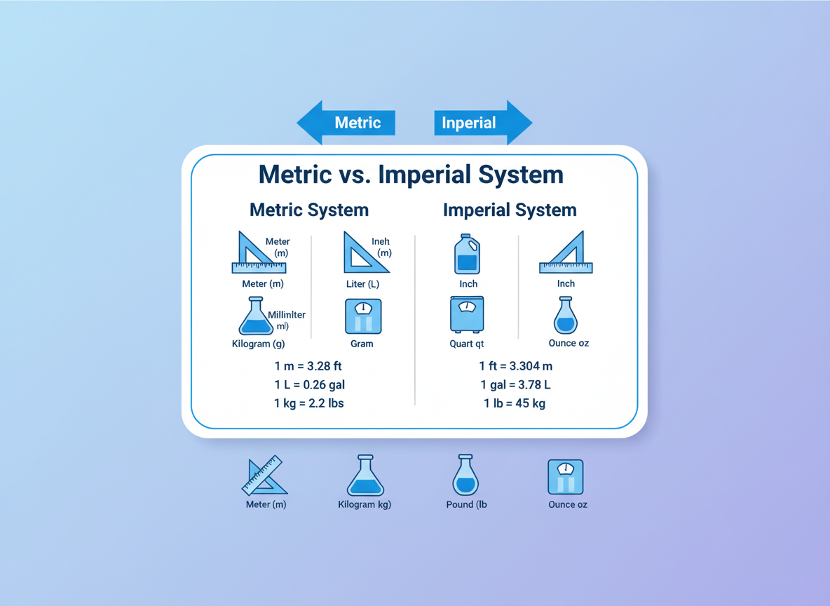 unit conversion formulas chart