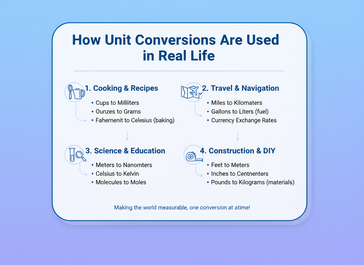 real life unit conversion examples